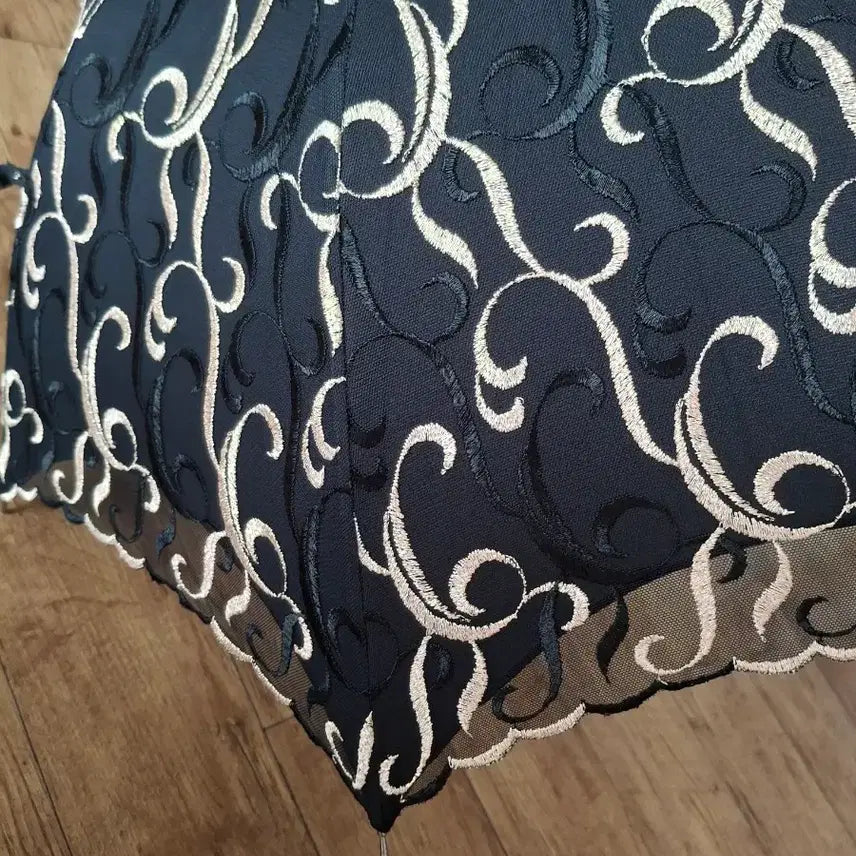 [BUNJANG] Daks Embroidered Lace Parasol (Black, Genuine, New) / 닥스자수레이스양산(블랙정품 새상품)