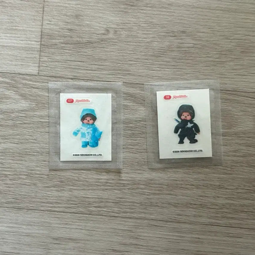 [BUNJANG] Monchhichi Tti-busil Sticker (No. 7) / 몬치치 띠부씰 판매 (또는 교환)