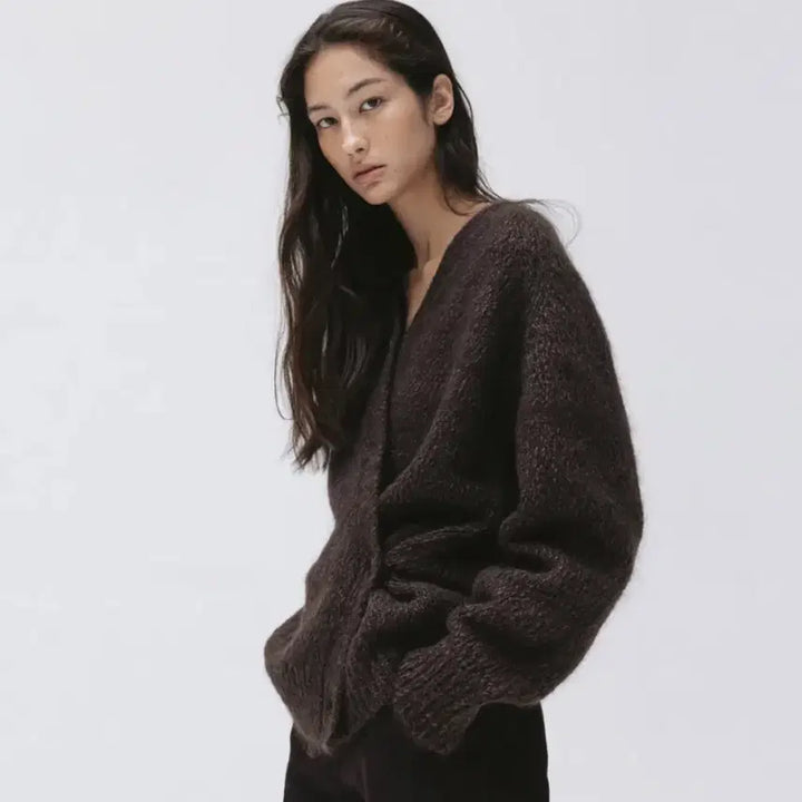[BUNJANG] MOIA Two-Way Cardigan (Trench Roast) / 모이아 two way 가디건(trench roast)