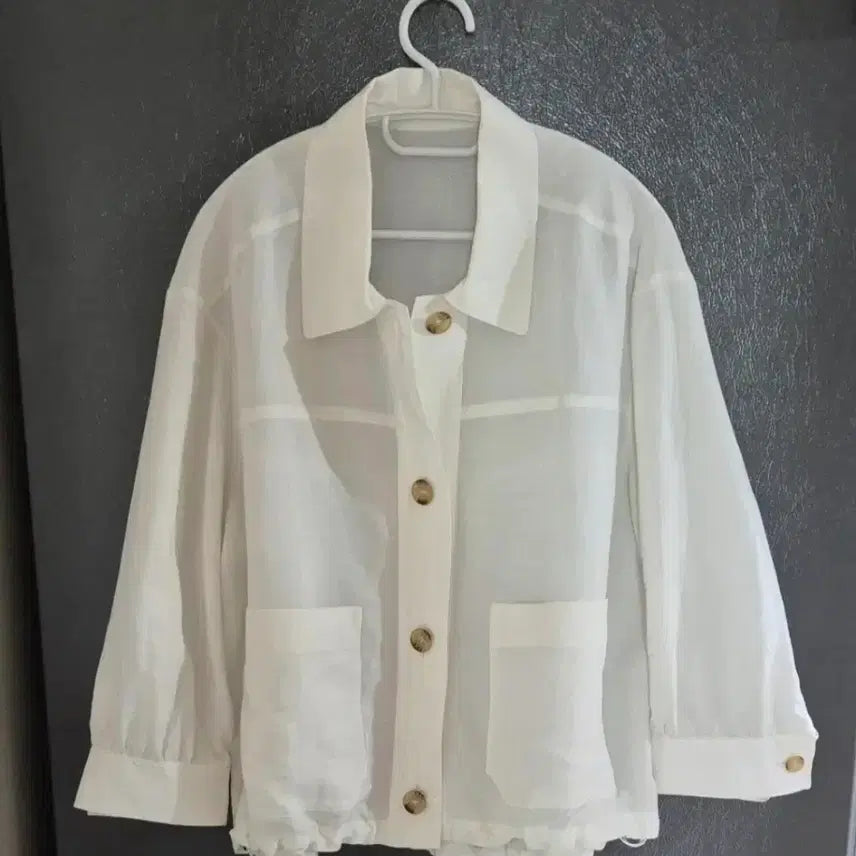 [BUNJANG] Linen Jumper Shirt Jacket / 린넨 점퍼형 셔츠 자켓  마자켓