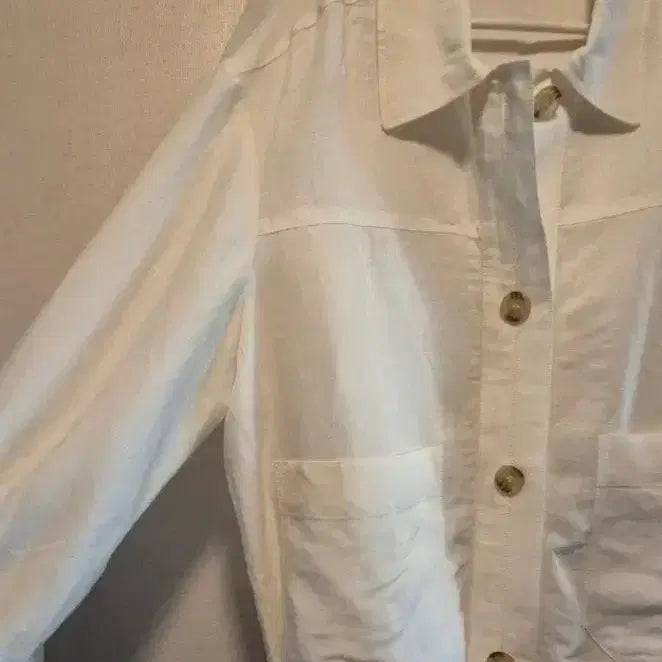 [BUNJANG] Linen Jumper Shirt Jacket / 린넨 점퍼형 셔츠 자켓  마자켓