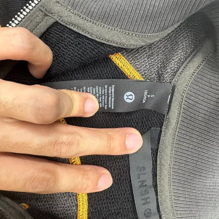 [BUNJANG] Lululemon SNLSH Heavyweight French Terry Quarter Zip Sweatshirt / 룰루레몬 사울내쉬 SNLSH 헤비웨이트 프렌치 테리 쿼터집