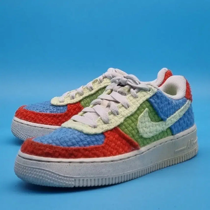 [BUNJANG] Nike Air Force 1 LV8 Hemp Multi Kids Sneakers 230 / D 나이키 에어포스1 LV8 헴프멀티 아동운동화 230