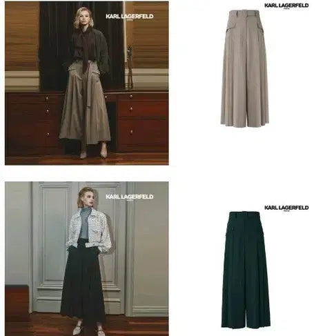 [BUNJANG] Kallagfelt Wide Culottes Pants / 구매합니다) 칼라거펠트 와이드 큐롯팬츠