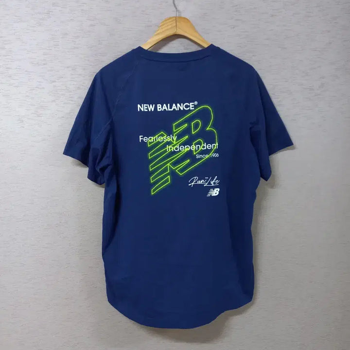 [BUNJANG] New Balance Blue Print T-Shirt Men&