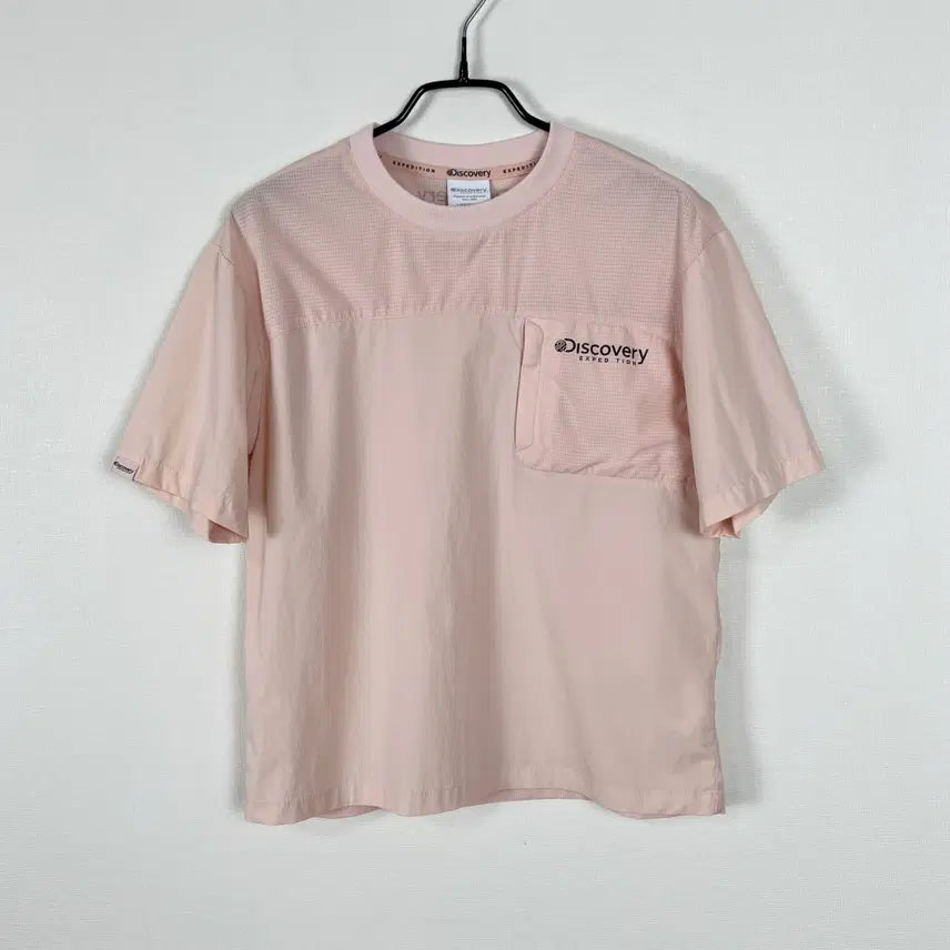 [BUNJANG] Discovery Kids Pink Graphic T-Shirt Size 140 / 디스커버리 핑크 반팔 티 티셔츠 아동 140 9 10 라덴 빈티지