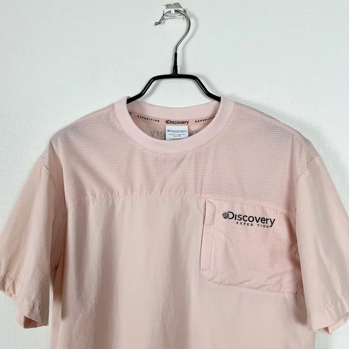 [BUNJANG] Discovery Kids Pink Graphic T-Shirt Size 140 / 디스커버리 핑크 반팔 티 티셔츠 아동 140 9 10 라덴 빈티지