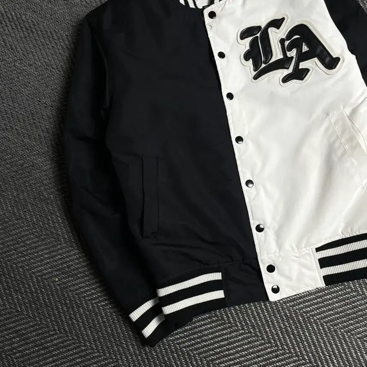 [BUNJANG] Vintage Los Angeles LA Spellout Patch Varsity Stadium Jacket / 빈티지 로스앤젤레스 LA 스펠아웃 패치 바시티 스타디움 자켓o 6192