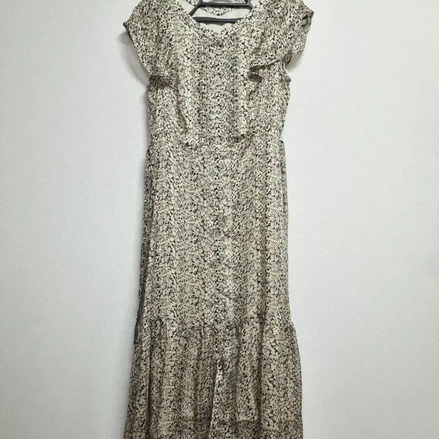 [BUNJANG] Soup Chiffon Floral Long Dress / soup 쉬폰 플로럴 롱 원피스