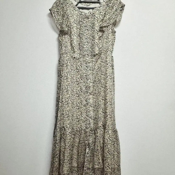 [BUNJANG] Soup Chiffon Floral Long Dress / soup 쉬폰 플로럴 롱 원피스