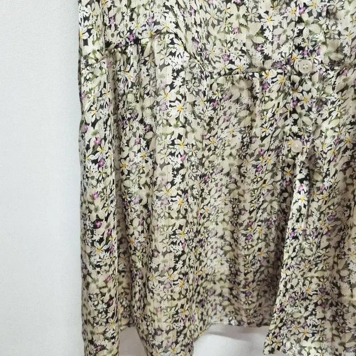 [BUNJANG] Soup Chiffon Floral Long Dress / soup 쉬폰 플로럴 롱 원피스