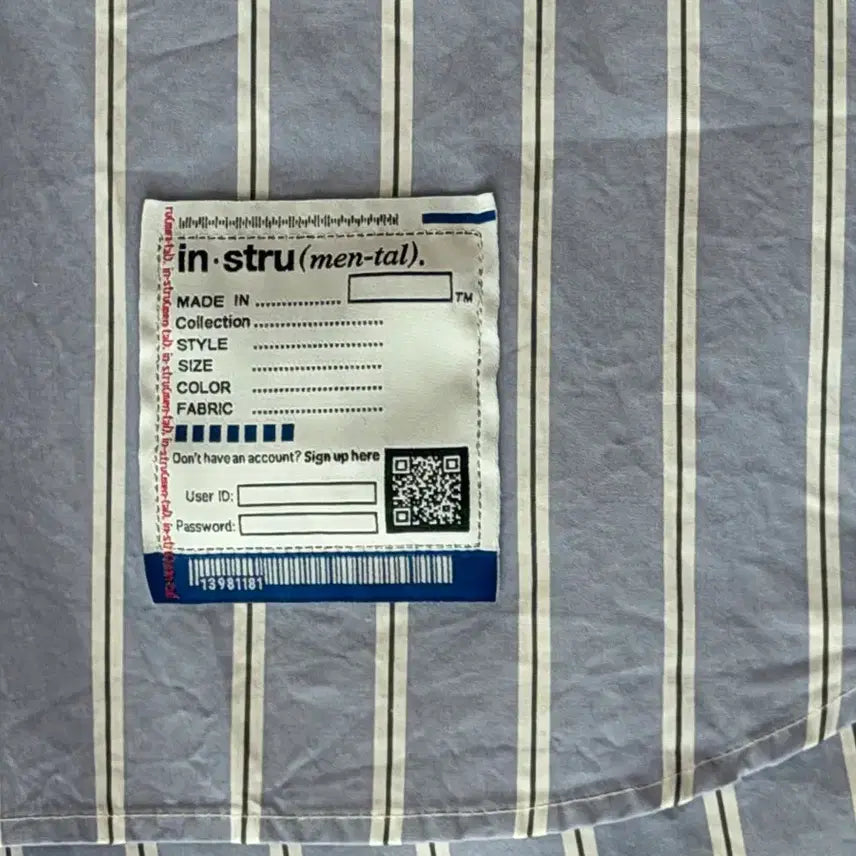 [BUNJANG] Mihara Yasuhiro Instru Stripe Short Sleeve Shirt / (새상품)미하라 야스히로 인스트루 스트라이프 반팔 셔츠