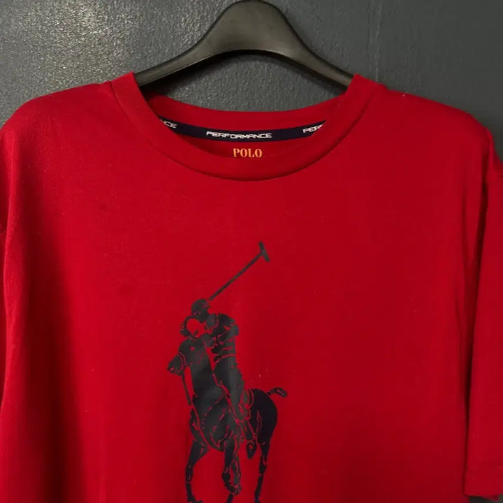 [BUNJANG] Polo Boys XL Red Big Pony Performance T-Shirt / XL 폴로 보이즈 레드 빅포니 기능성 티셔츠