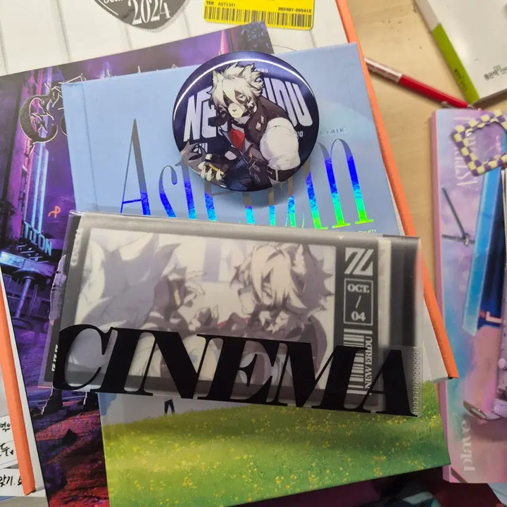 [BUNJANG] ZENZONE RE:CUT Cafe Can Badge &amp; Ticket / 젠존제 리카온 캔뱃지, 티켓