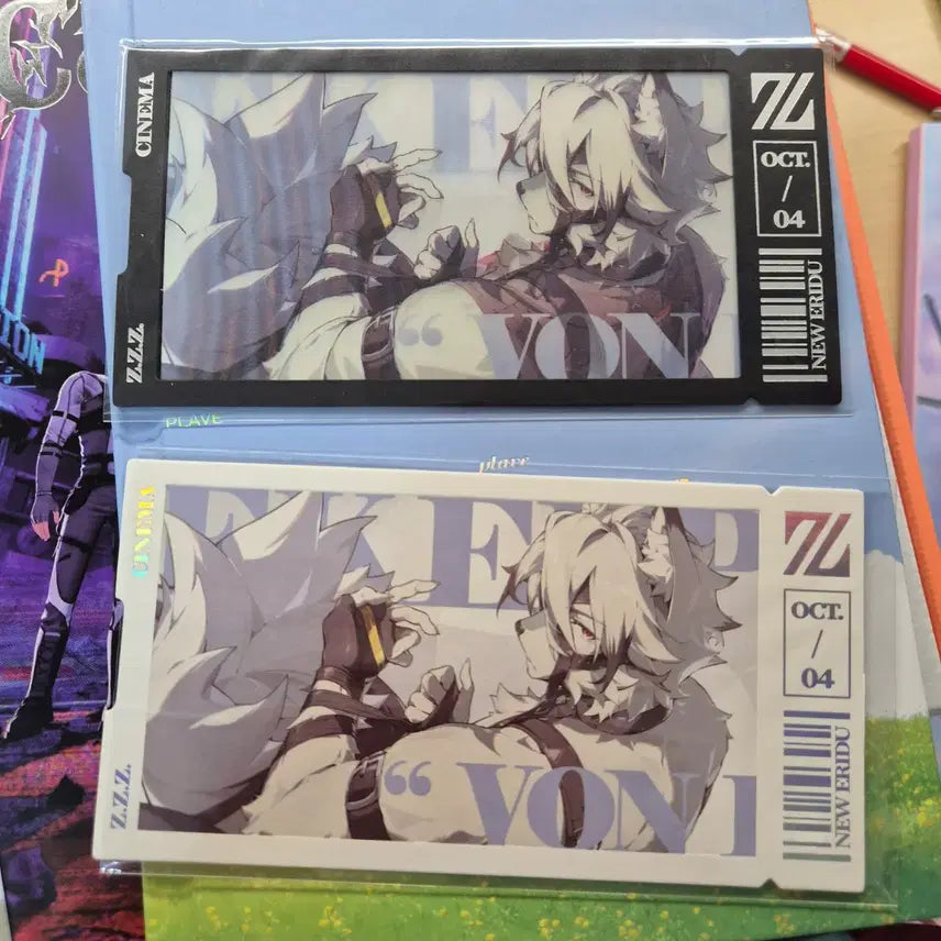 [BUNJANG] ZENZONE RE:CUT Cafe Can Badge &amp; Ticket / 젠존제 리카온 캔뱃지, 티켓