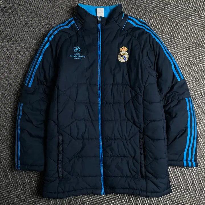 [BUNJANG] Adidas Real Madrid Champions League Padded Jacket / 아다다스 레알마드리드 챔스 리그 패딩 자켓o 6195