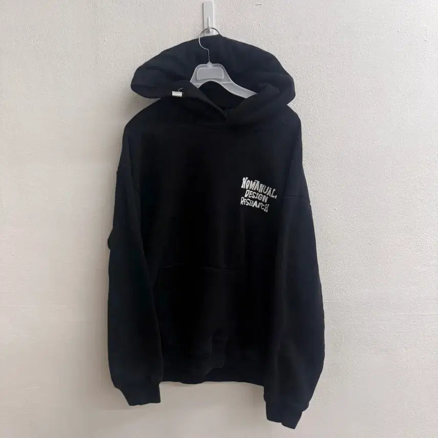 [BUNJANG] Nomad Manual Black Hoodie (M) / 노매뉴얼 블랙 후드티 (M)