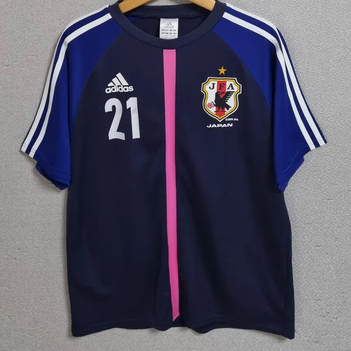 [BUNJANG] Adidas JFA Navy Functional Short Sleeve T-Shirt Women&