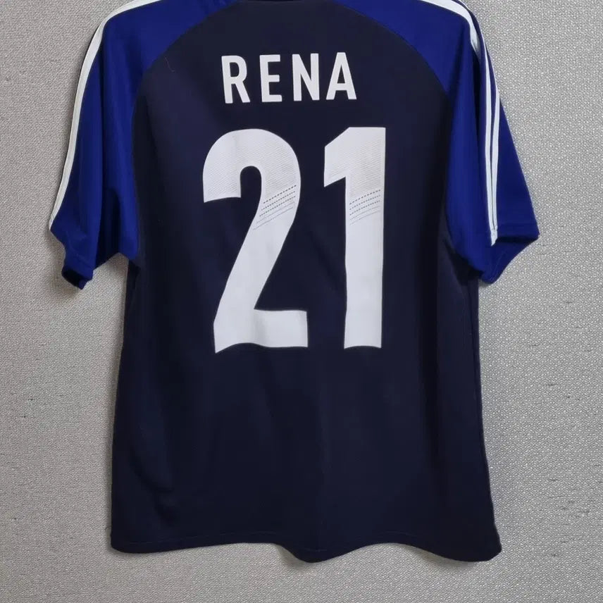 [BUNJANG] Adidas JFA Navy Functional Short Sleeve T-Shirt Women&