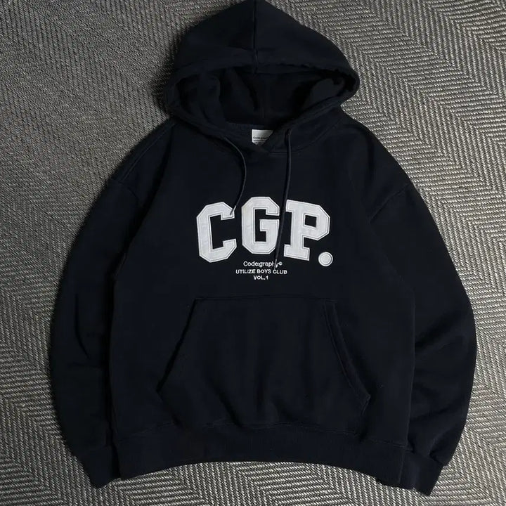 [BUNJANG] Code Graphy CGP Big Logo Sweat Hoodie T-shirt / 코드그라피 CGP 빅로고 스웻 후드 티셔츠o 6197