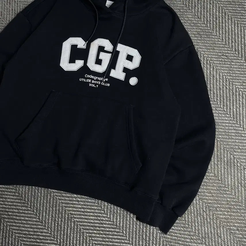 [BUNJANG] Code Graphy CGP Big Logo Sweat Hoodie T-shirt / 코드그라피 CGP 빅로고 스웻 후드 티셔츠o 6197