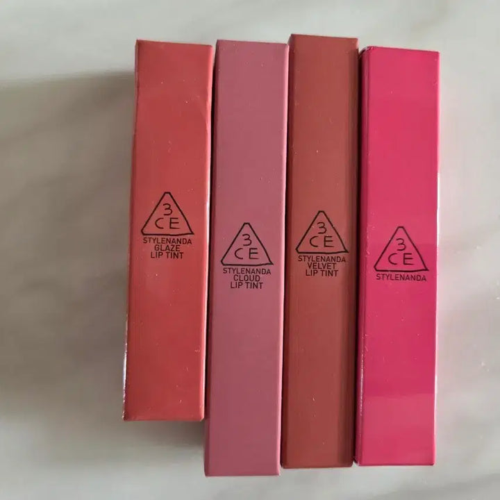 [BUNJANG] 3CE Syrup Lip Tint (Set of 4) / 3CE(쓰리씨이)시럽  립틴트 4종
