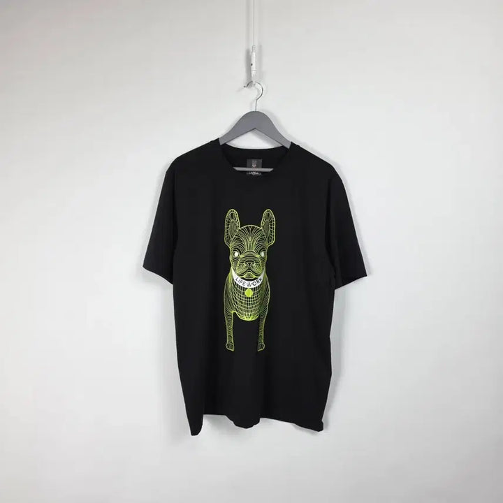 [BUNJANG] Lifework Black Fluorescent Graphic T-Shirt Men&