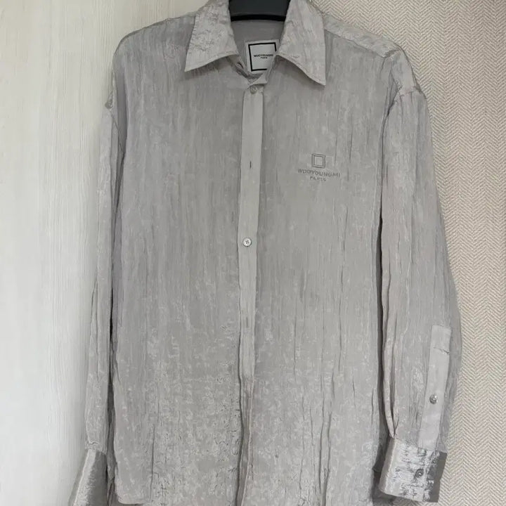 [SOLD OUT] (100-105) 25ss 우영미 링클 셔츠 그레이