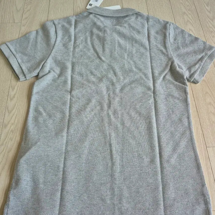 [BUNJANG] AMI Heart Logo Polo Shirt Grey / AMI 하트 로고 카라티 그레이