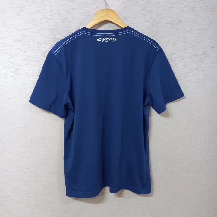 [BUNJANG] Discovery Blue Print Short Sleeve T-Shirt Men&