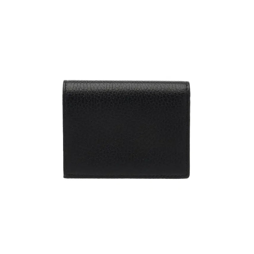 [BUNJANG] Gucci GG Marmont Textured Leather Card Case Wallet Black / 구찌 GG 마몽 카드 케이스 지갑
