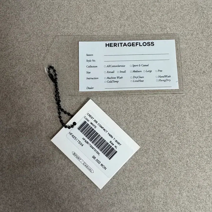[BUNJANG] Heritagefloss Short Sleeve T-Shirt XL / 헤리티지플로스 반팔티 xl