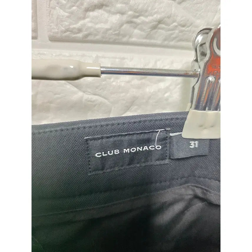 [BUNJANG] Club Monaco Black Slacks Size 31 / 31인치 21s 한섬 클럽모나코 블랙 슬렉스 D762