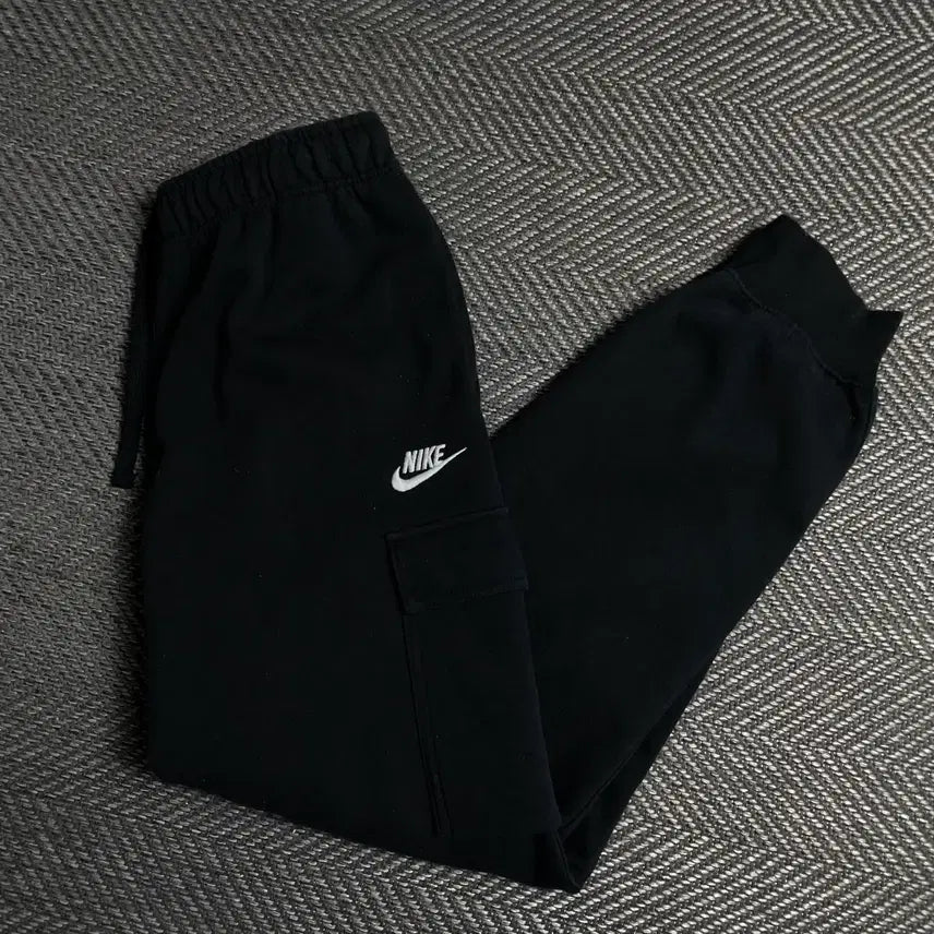 [BUNJANG] Nike Club Fleece Sweat Cargo Pants Black XL / 나이키 클럽 플리스 스웻 카고 팬츠 블랙y 6181