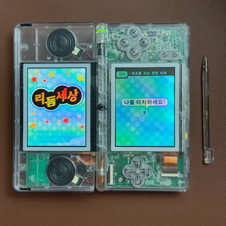 [BUNJANG] Nintendo DS Lite Transparent Housing + Game Cards / 닌텐도 DS Lite 투명 하우징 + 게임 카드