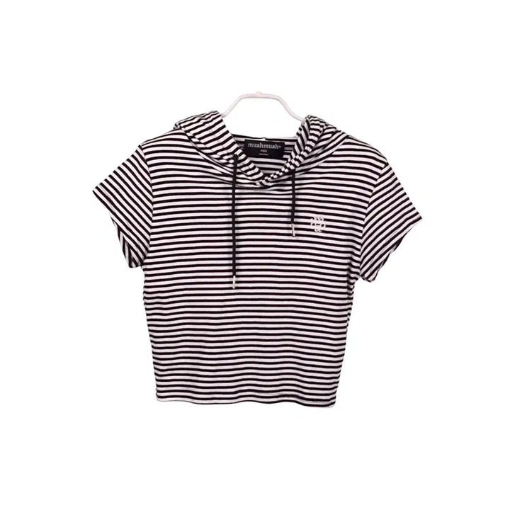 [BUNJANG] MUAHMUAH Short Sleeve Hoodie A320 / MUAHMUAH 무아무아 반팔 후디_A320
