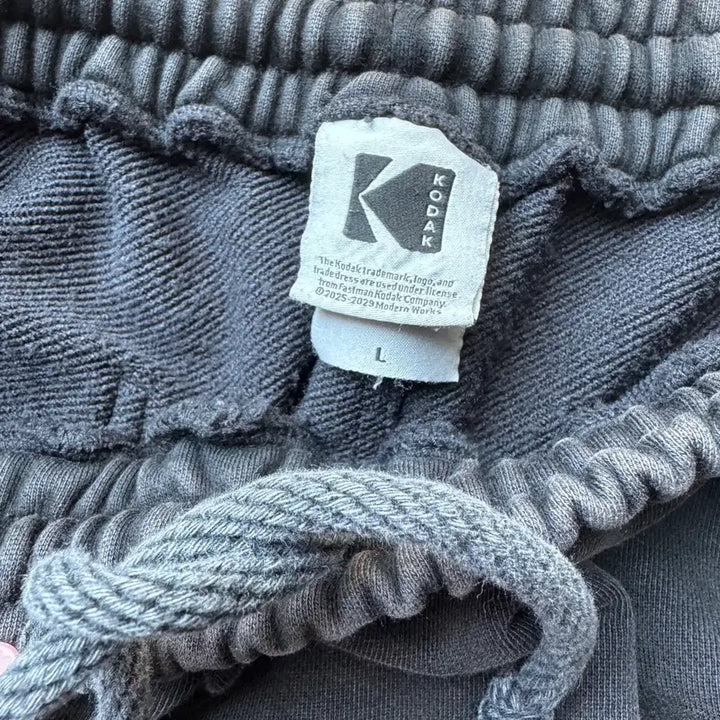 [BUNJANG] Kodak Washing 6-Panel Shorts Black / 코닥 워싱 6부 반바지 블랙