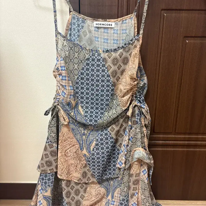 [BUNJANG] Patchwork Sleeveless Dress / 패치워크 나시원피스