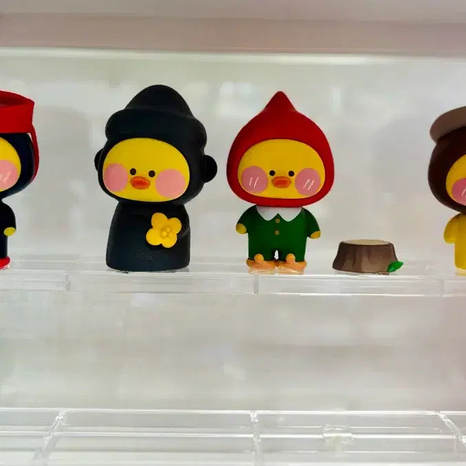 [BUNJANG] BbangBbangDeok (BB Deok) Set of 4 Dolls (Series 1 &amp; 2) / 빵빵덕1탄,2탄 4종세트