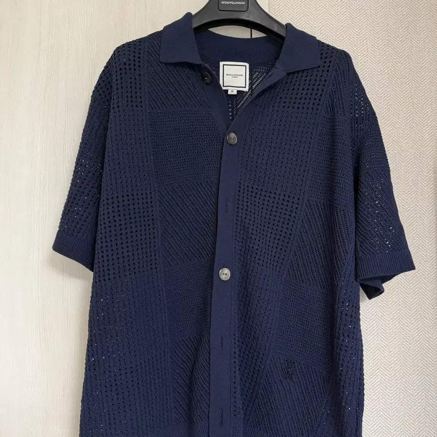 [SOLD OUT] (48) 25ss 우영미 크로쉐 숏슬리브 반팔 가디건