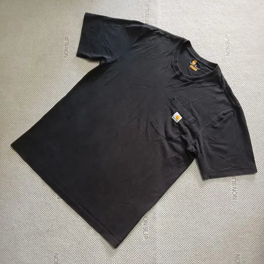 [BUNJANG] Carhartt Black Pocket T-Shirt / 칼하트 반팔 포켓 티셔츠 블랙