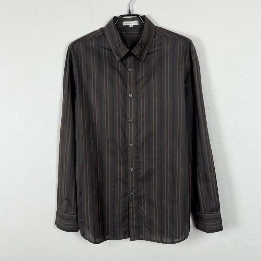 [BUNJANG] Comodo Vintage Brown Shirt XL / 코모도 빈티지 브라운 셔츠 남방 남105 XL 라덴 빈티지