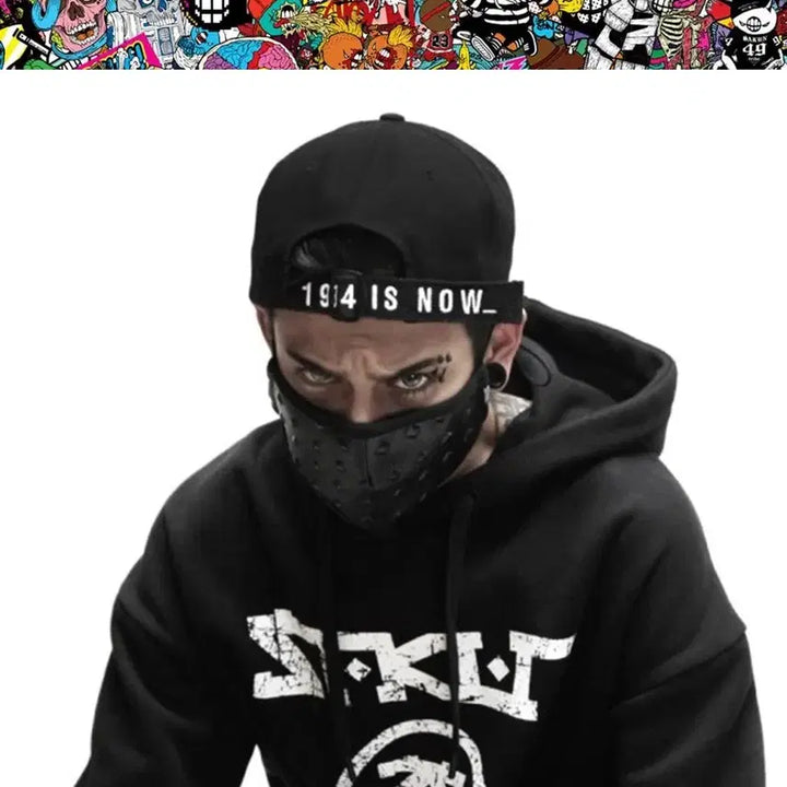 [BUNJANG] SAKUN Vintage Old School Space Military Cap Multi / 빈티지 힙합 모자 SAKUN 올드스쿨 사쿤 우주 군모 멀티