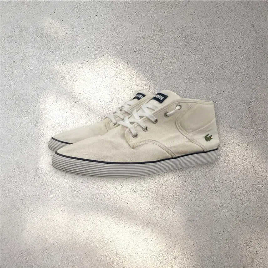 [BUNJANG] Lacoste Canvas Sneakers 255mm / [255] 라코스테 캔버스 스니커즈 (No.650)