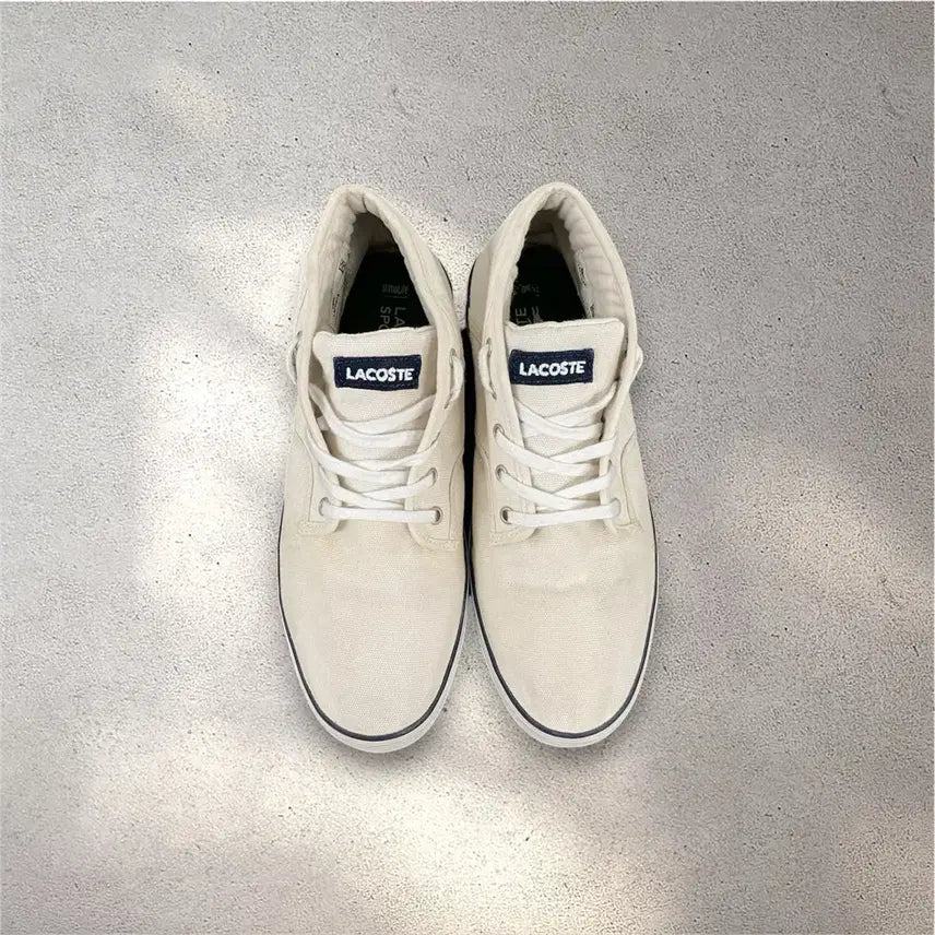 [BUNJANG] Lacoste Canvas Sneakers 255mm / [255] 라코스테 캔버스 스니커즈 (No.650)