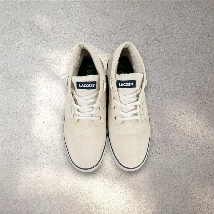 [BUNJANG] Lacoste Canvas Sneakers 255mm / [255] 라코스테 캔버스 스니커즈 (No.650)