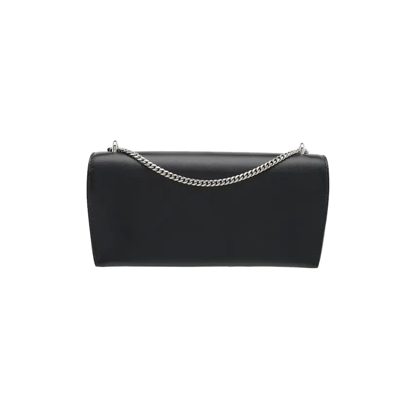 [BUNJANG] Prada Envelope Chain Shoulder Bag Black Leather / 프라다 엔벨로프 체인 숄더백