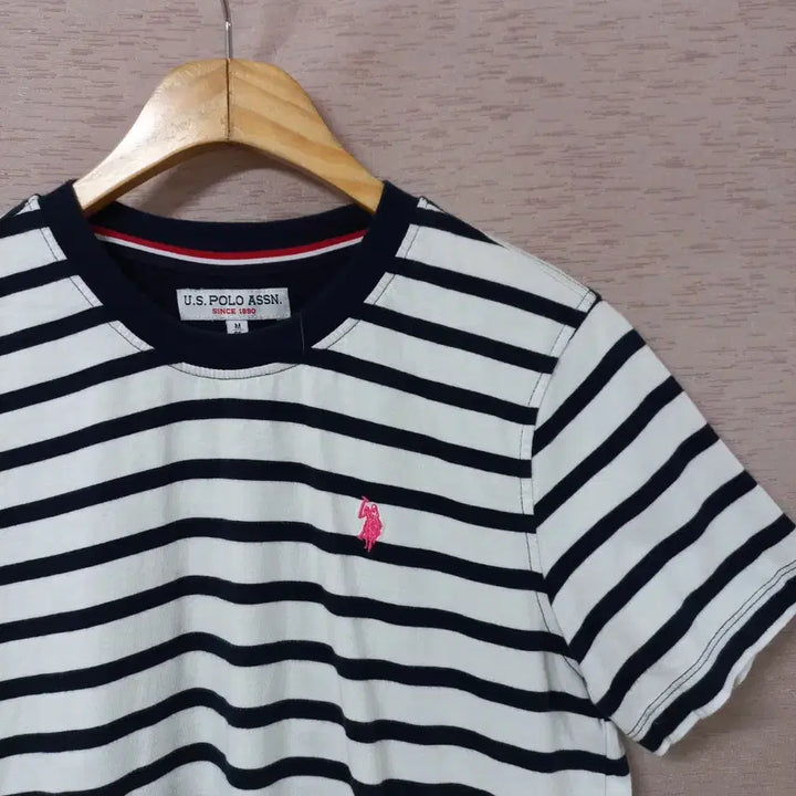 [BUNJANG] U.S. Polo Assn. Navy Striped T-shirt / B6-23/U.S.POLO ASSN 네이비 스트라이프티