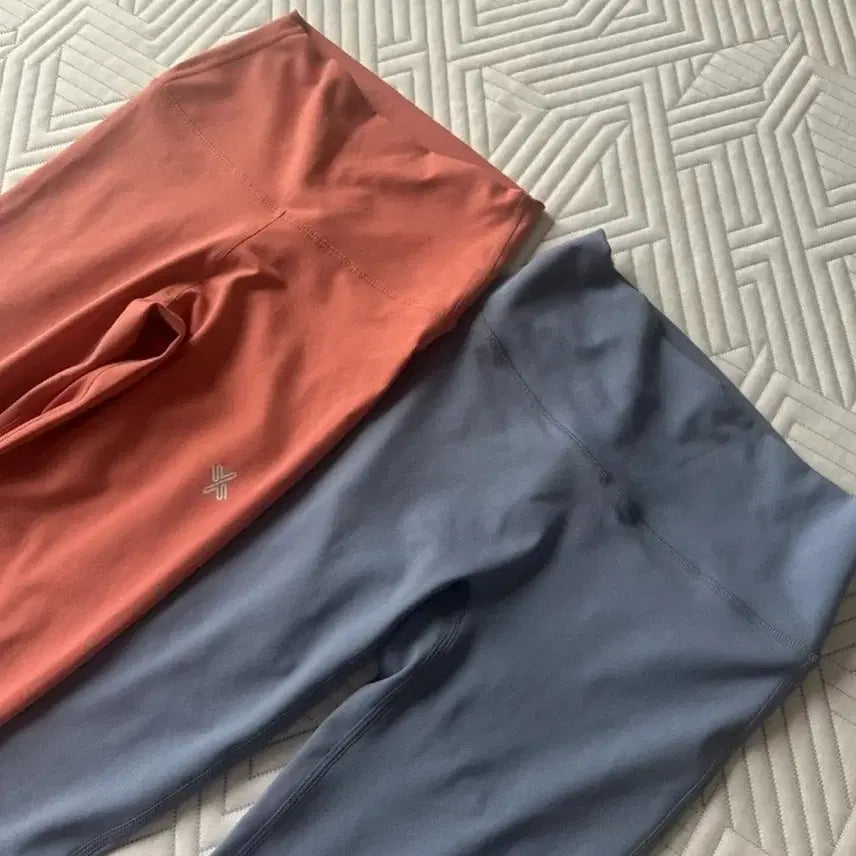 [BUNJANG] Xexymix Sculpey Leggings Coral/Blue Set / 여성 레깅스 코랄/블루 2종