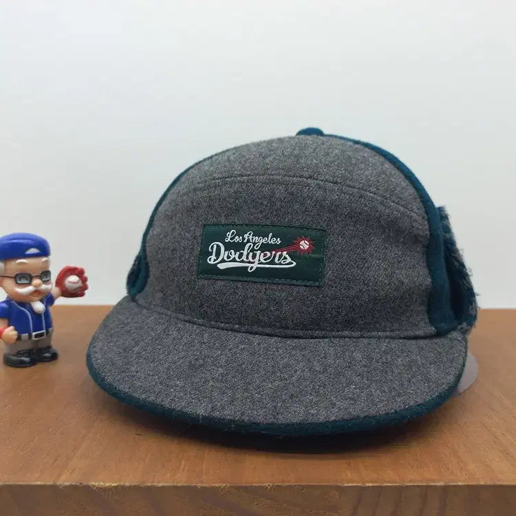 [BUNJANG] MLB Kids LA Dodgers Earmuff Baseball Cap Grey / MLB 키즈 귀달이 야구모자 LA 다저스 그레이